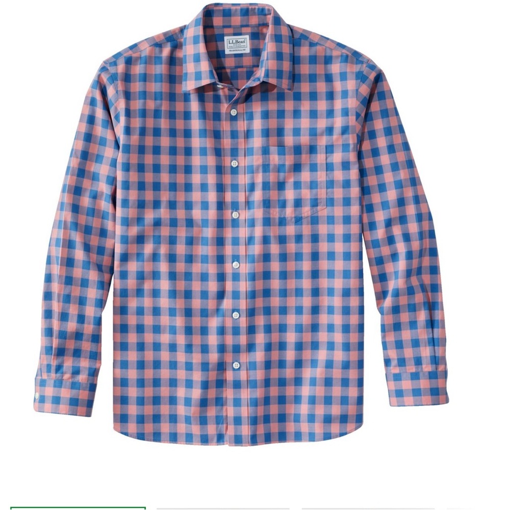 UNTUCKit Blue and Pink Casual Button Down Shirt
